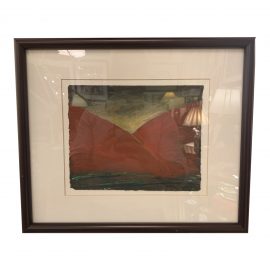 Marc Ellen Hamel Original Artwork Framed "Red Hills"
