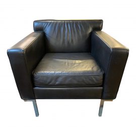 Design Within Reach Theatre Leather Chair. Original Price: $2,000