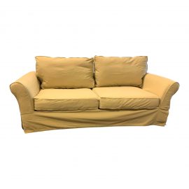 Pottery Barn Comfort Rolled Arm Sofa + Slipcover. Original Price: $2,500