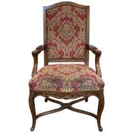 Vintage Jacquard Arm Chair