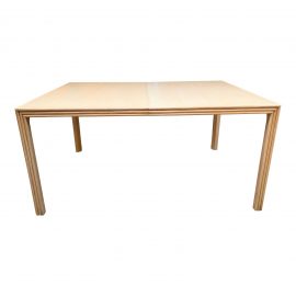 McGuire Reeded Dining Table + 2 Leaves