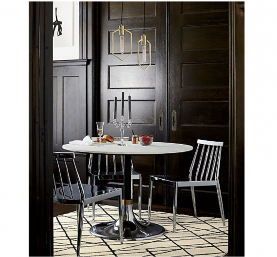 CB2 Hackney Marble Cocktail Table/Dining Table. Original Price: $499 ...