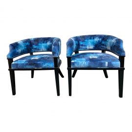Plantation Asbury Accent Chairs, a Pair. Original Price: $2,400