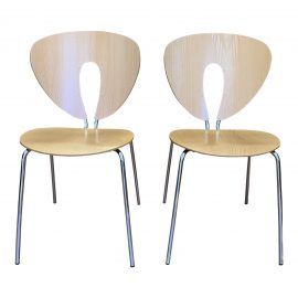 Jesús Gasca for Stua Globus Chair- a Pair. Original Price: $850