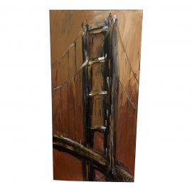 Warren Knapp Original Acrylic Painting of the Golden Gate Bridge