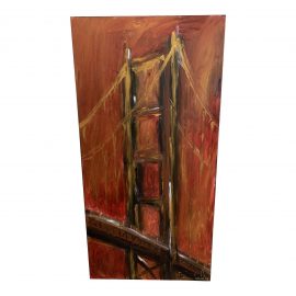 Warren Knapp Original Acrylic Painting of the Golden Gate Bridge