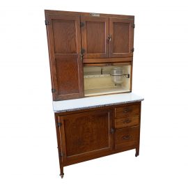 Early 20th-Century Three Piece Hoosier Storage Unit