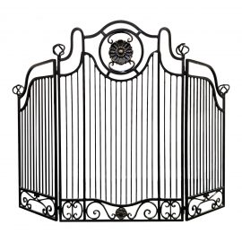 3 Panel Fireplace Screen