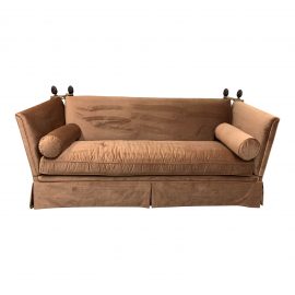 Lewis Mittman Knole House Style Mohair Sofa. Original Price: $13,180