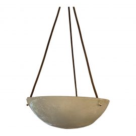 Vintage Daum French Etched Pendant