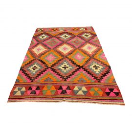 Turkish Flatweave Kilim Rug  - 6′8″ × 9′3″
