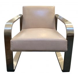 Contemporary Finn Arm Club Chair. Original Price: $1,537