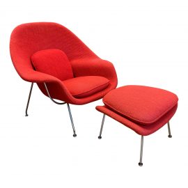 Knoll Eero Saarinen Womb Chair + Ottoman. Original Price: $7,572