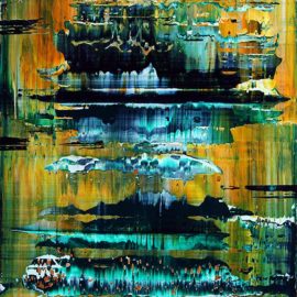 Jose Maria Clark "Anatomia De Cenote" Acrylic on Canvas