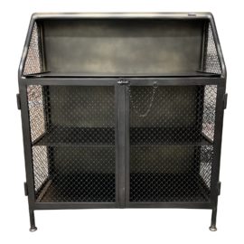 Restoration Hardware French Factory Bar Cart. Original Price: $1,545
