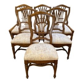 Drexel Heritage Wheat Back Chairs - Set of Six