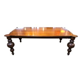 French Oak Dining Table by Valmaison Baroque. Original Price: $7,136
