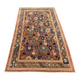 Vintage Hand Knotted Wool Rug - 5′ × 8′9″. Original Price: $5,000