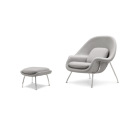 Womb chair and matching ottoman style. Original Price: $1,474