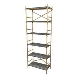 NEW Made Goods Kenneth 6-Shelf Bookcase. Original Price: $3,950