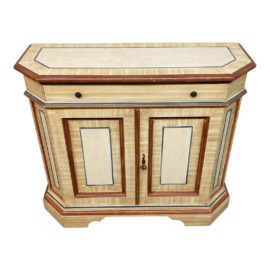 Hand Painted Console Cabinet