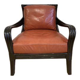 Palecek Montreal Leather Lounge Chair. Original Price: $1,600