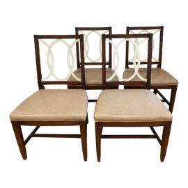 Hickory Chair Albert Sack Seymour Side Chairs- Set of 4. Original Price: $6,080