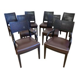 B&B Italia Antonio Citterio Maxalto Apta Calipso Chairs - Set of 8. Original Price: $8,800