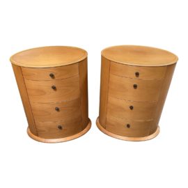 Molteni Chiave De Violino Cherry Nightstands - a Pair