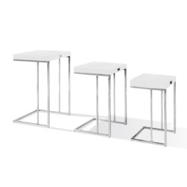 A&X Luxury Set of 3 Amelia Nesting Tables. Original Price: $960