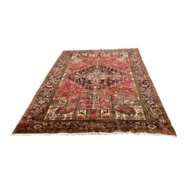 Early 20th Century Kurdish Hand Knotted Area Rug - 7′6″ × 10′. Original Price: $2,300