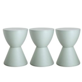 Kartell Philippe Starck Prince Aha Fennel Green Stools. Original Price: $405