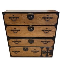 Two Piece Japanese Tansu