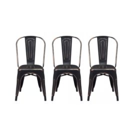 NEW Zuo Modern Elio Chairs, Set of Three. Original Price: $270