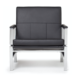 Studio Designs Home Atlas Bonded Leather Lounge Chair