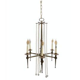 Vintage Brass Chandelier