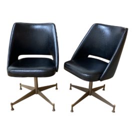 Mid 20th Century Brody Furniture Bucket Chair - a Pair