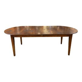 Early 20th Century Custom English Oak Extension Table. Original Price: $7,790