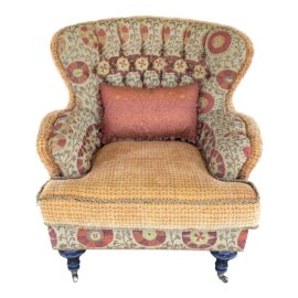 Ej Victor Carol Hicks Bolton Custom Arm Chair. Original Price: $9,000