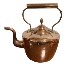 Antique English Copper Tea Kettle