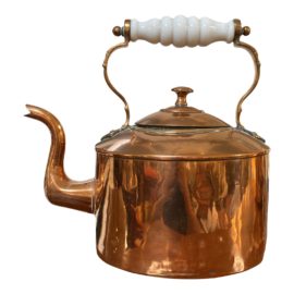 Antique English Copper Tea Kettle