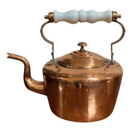 Antique English Copper Tea Kettle