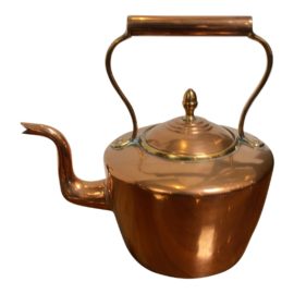 Antique English Copper Tea Kettle