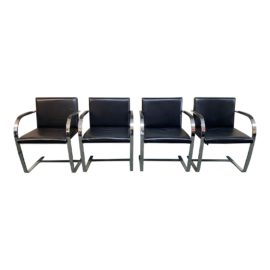 Ludwig Mies Van De Rohe Brno Chairs by Gordon International - Set of 4