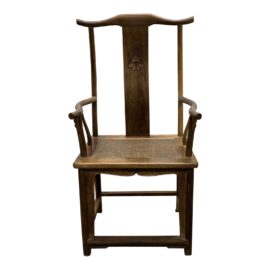 Early 20th Century Jichimu Official's Hat Armchair