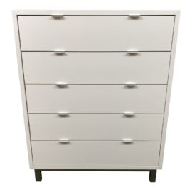 Room & Board Copenhagen White Five Drawer Dresser. Original Price: $1,200