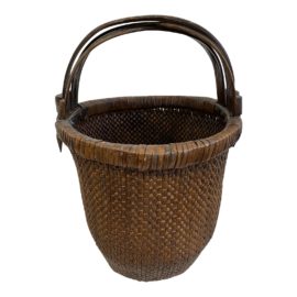 Early 20th Century Large Chinese Woven Basket