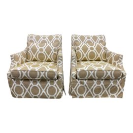 Ballard Designs Custom Glider Chairs - a Pair. Original Price: $3,200
