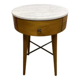 West Elm Penelope Table Marble Top Side. Original Price: $399