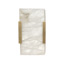 Visual Comfort Covet Wide Clip Bath Alabaster Wall Sconce.  Original Price: $599